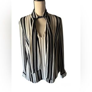 NEW WITH TAGS Iris Setlakwe blouse with scarf Size 8